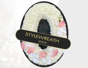 พวงหรีดกระดาน ST 0087
