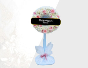 พวงหรีดพัดลม Hatari 16 นิ้ว ST-0048 2 แบบพวงหรีดพัดลม ST 0075