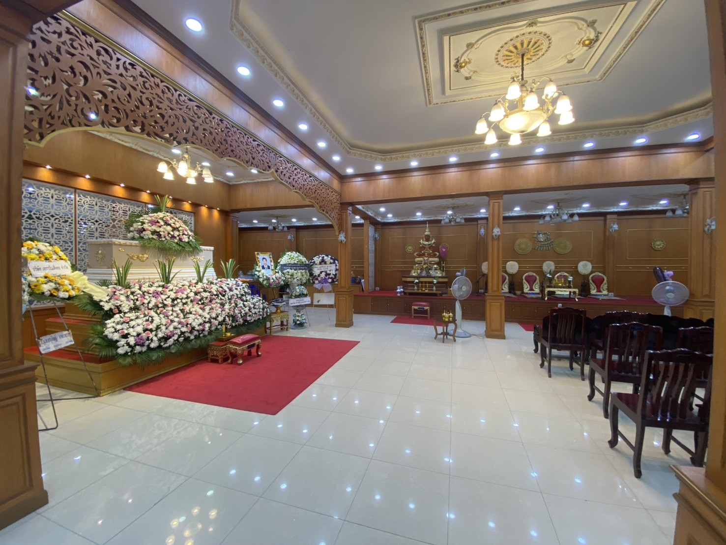 พวงหรีดวัดสายไหม ปทุมธานี 2569 ส่งฟรีถึงศาลา จัดส่งไว ราคาเริ่มต้น 1,200 บาท 6 ศาลาสวดพระอภิธรรมวัดสายไหม จัดพวงหรีดเรียบร้อย